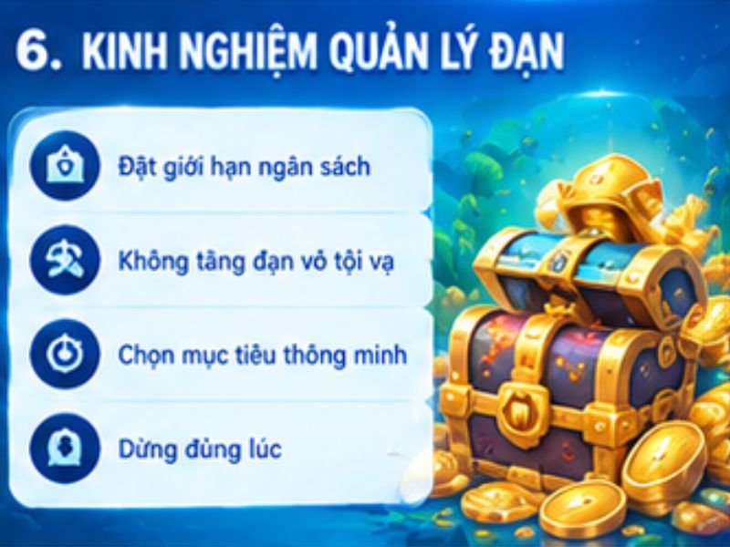 Kinh nghiệm quản lý đạn khi chơi bắn cá